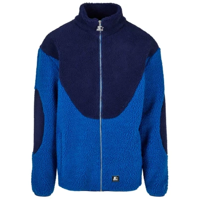 Afbeelding van Starter Sherpa Fleecejas, Heren, Maat: XL, Cobaltblue darkblue