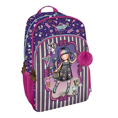 Afbeelding van Schoolrugzak Gorjuss Up and away Paars (29 x 45 17 cm)