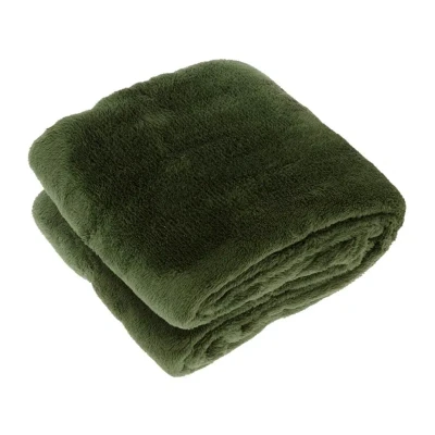 Afbeelding van Plaid justin l200b150cm wintergroen Unique Living