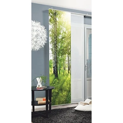 Afbeelding van Home Fashion 87942 768 Japans paneel Polyester H:245 x W: 60 cm GROEN