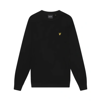 Afbeelding van Lyle &amp; Scott CREW NECK Trui, Heren, Maat: Small, Jet black