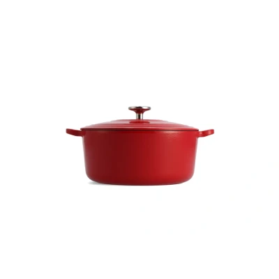 Afbeelding van Bk Bourgogne Stoofpan 26 Cm Chili Red Cm, 5,3 Liter