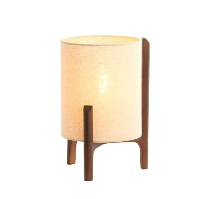 Afbeelding van Light &amp; Living Tafellamp Litto Donkerbruin Ø22cm
