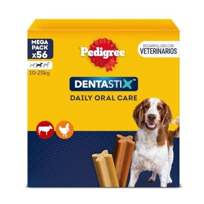 Afbeelding van Pedigree Hondensnack Tandverzorging DentaStix Medium Dog Multipack (8 x 7) 1,44 kg