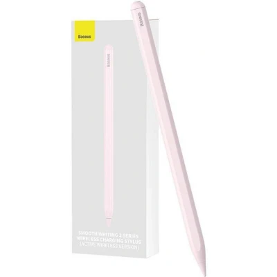 Afbeelding van Baseus Stylus Pen geschikt voor IOS en iPads vanaf 2018 Palm rejection Oplaadbare pencil Roze
