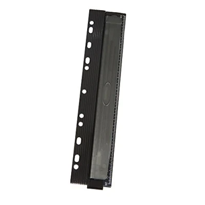 Afbeelding van Genie PP 4M 4 gaats perforator voor het ordenen (metalen perforatie, met geïntegreerde 28 cm liniaal en opvangbak), zwart