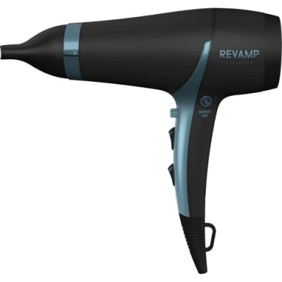 Image de Seche Cheveux Revamp Progloss DR 4000 EU 2100W Facile à Nettoyer Protection de Chaleur Céramique Noir