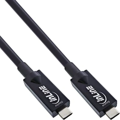 Afbeelding van InLine 35799A USB kabel 3.2 Gen 2 (3.1 2) 10 m C Zwart
