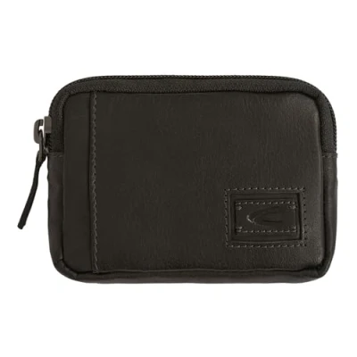 Afbeelding van camel active Dust Sleuteletui van leer voor heren, zwart, middelgroot, M, modern, zwart., Modern