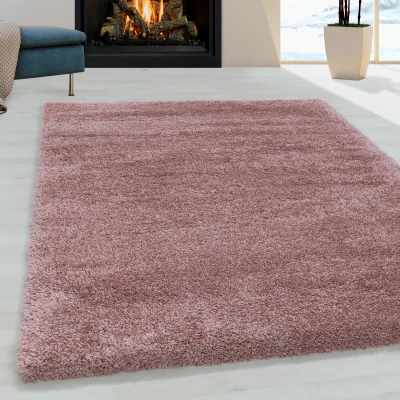 Afbeelding van Pearl Soft Hoogpolig Vloerkleed Roze 200x290 cm