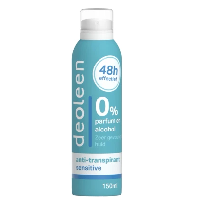 Afbeelding van Deoleen Anti transpirant Deodorant Spray Sensitive 150ML
