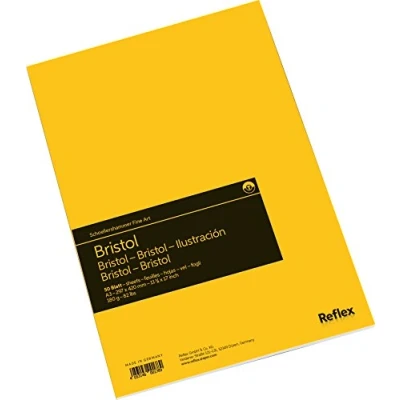 Afbeelding van Schoellershammer Bristol VF5004291 blok wit papier, 180 g/m², A3, zwart/wit, 50 vellen