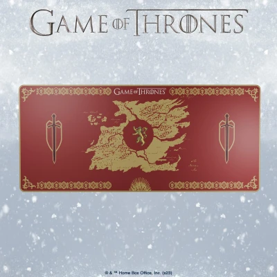 Afbeelding van Lexip x Warner Game of Thrones Flexible Mouse Mat XXL, Lannister Edition, Red (90 40 cm)