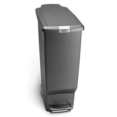 Afbeelding van Simplehuman Slimline Prullenbak 40 l Kunststof Antraciet