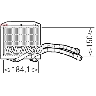 Afbeelding van Denso Kachelradiateur DRR09102