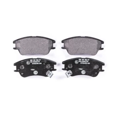 Afbeelding van HELLA 8DB 355 006 671 Remblokkenset Met akoestische slijtagewaarschuwing HYUNDAI: Amica / Atoz