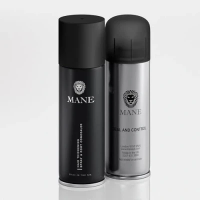 Afbeelding van Mane Haarverdichtingsspray donkerbruin 200 ml met afdichting en controle rechtstreeks van de fabrikant