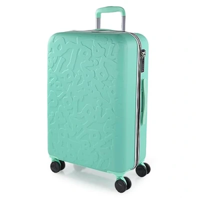 Afbeelding van Lois Game 3 stijve reiskoffers 4 wielen trolley ABS. USB poort Comfortabele en lichte oefeningen. TSA slot. Maten: Small Cab, Medium Large. Kwaliteit, Als