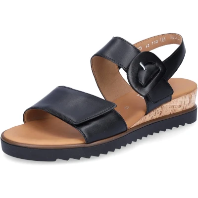Afbeelding van Gabor 752 Sandalen Met Sleehak Dames Zwart Maat 40