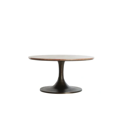 Afbeelding van Light &amp; Living Bijzettafel DOLIN Ø75x38cm Rood