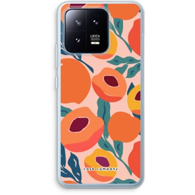 Afbeelding van Case Company® hoesje geschikt voor Xiaomi 13 Pro Perzik Soft Cover Telefoonhoesje Bescherming aan alle Kanten en Schermrand