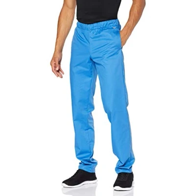 Image de BP 1645 400 0116 Sl Pantalon unisexe avec élastique à la taille, 215 g/m², mélange de tissu, bleu azur, taille L