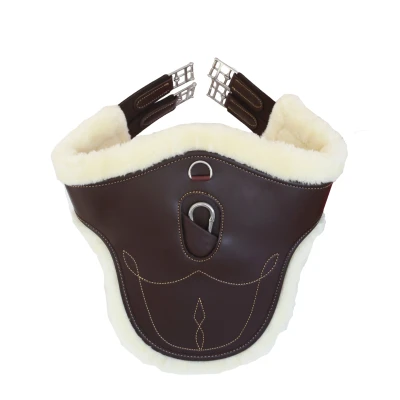 Image de Kentucky Springsingel Sheepskin Stud Marron 145cm