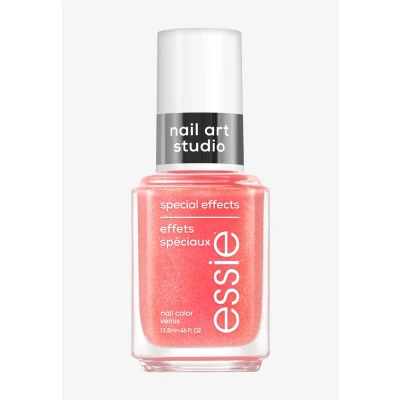 Afbeelding van essie nail art studio special effects 18 fiercely faceted nagellak langhoudende kleur en glans metallic oranje 13,5ml