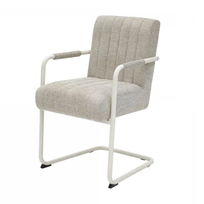Afbeelding van Kick buisframe stoel Isa beige