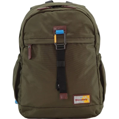 Afbeelding van Discovery Laptop Rugzak / Rugtas Schooltas 15 inch Icon D00721 Khaki