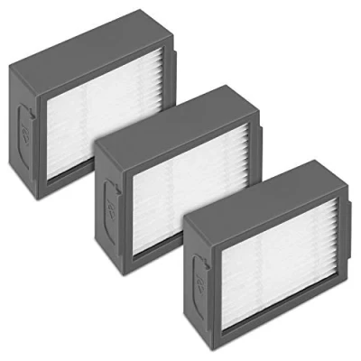 Afbeelding van kwmobile filter set compatibel met iRobot Roomba e Series en i Filters voor robotstofzuiger Vervangingsfilter 3 stuks