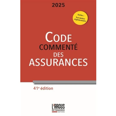 Image de Code des assurances 2025, commenté