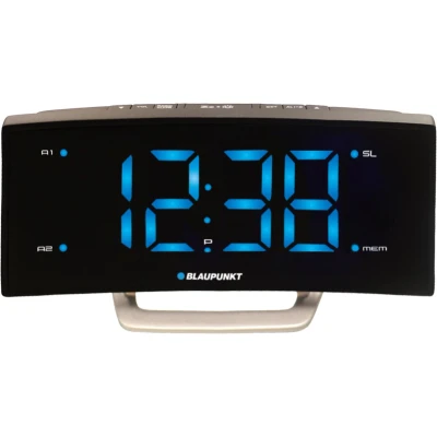 Afbeelding van Blaupunkt CR7BK radio Klok Analoog &amp; digitaal Roestvrijstaal