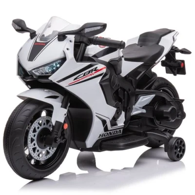 Image de Véhicule électrique Turbo Challenge Moto Honda CBR1000RR 12 Volt Blanc