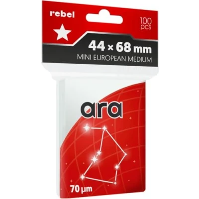 Afbeelding van 100 stuks Rebel kartonnen mappen (44 x 68 mm) &quot;Mini European Medium&quot; Ara