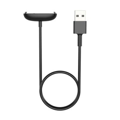 Afbeelding van MoKo Oplader compatibel met Fitbit Inspire 2/Ace 3 Activity Tracker, magnetisch laadstation 100 cm USB oplaadkabel zwart