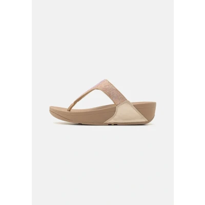 Afbeelding van Fitflop LULU TOE POST Teensandalen, Dames, Maat: 36, Irish cream Polyester