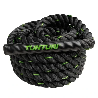 Afbeelding van Tunturi Battle Rope fitness Functional Training touw 9 meter Incl. gratis app