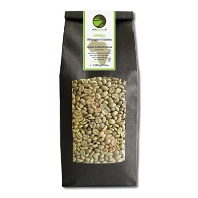 Afbeelding van Rauwe koffie Groene uit Ethiopië Sidamo (groene koffiebonen 1000 g)
