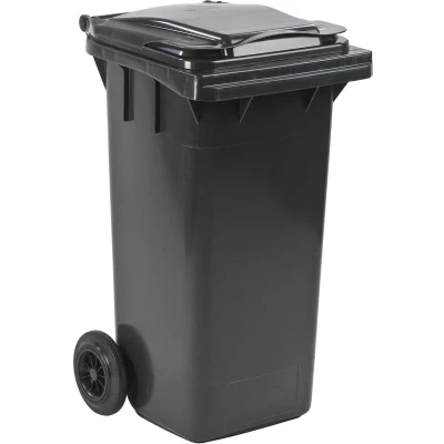 Afbeelding van Mini Rolcontainer Grijs 120l