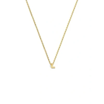Afbeelding van SINGULARU Gepersonaliseerde halsketting met enkele letter goud hanger van 925 sterling zilver 18 karaat vergulding ketting Eén maat sieraden voor dames L, Talla ¼nica, goud, niet toepassing