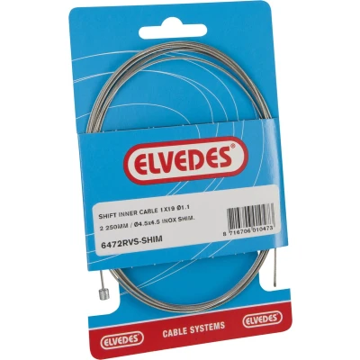 Afbeelding van Schakel binnenkabel Elvedes voor Shimano 2250mm RVS ø1,1mm N nippel (op kaart)