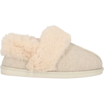 Afbeelding van Apollo Dames Instap Pantoffel Vilt OffSloffen White Sloffen Maat 37/38