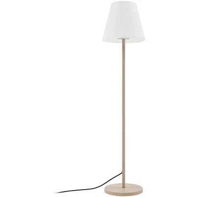 Afbeelding van Lucande terraslamp Jaimy, beige, metaal, 150 cm, E27