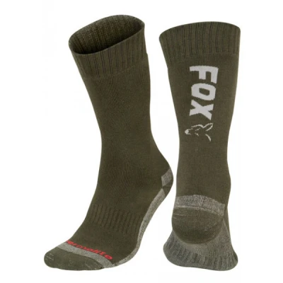 Afbeelding van Fox Green/Silver Thermolite Long Sock (44 47) Vis sokken