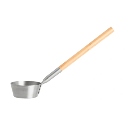 Afbeelding van Saunalepel in bamboe &amp; aluminium