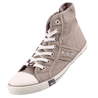 Afbeelding van MUSTANG Dames 1099 506 932 hoge sneakers, zilvergrijs, 39 EU