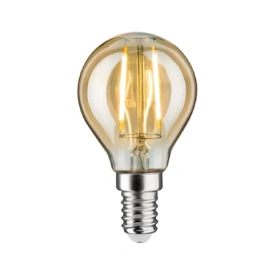 Afbeelding van Paulmann 28711 LED lamp Energielabel F (A G) E14 Kogel 2.6 W = 26 Goud (Ø x h) 45 mm 78 1 stuk(s)