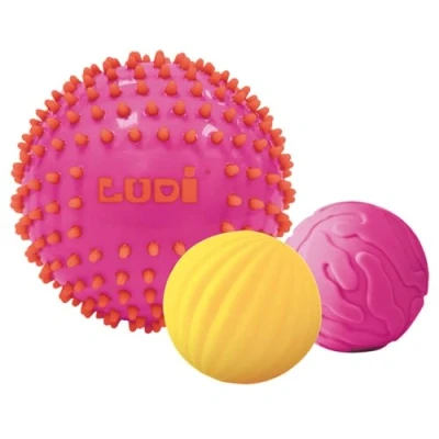 Afbeelding van LUDI 3 Sensory Balls Roses