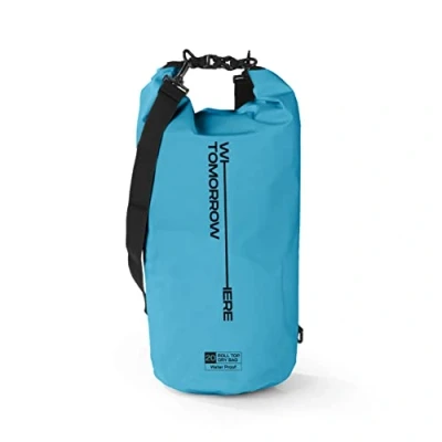 Afbeelding van Where Tomorrow PVC dry bag Style 02 20L Hemelblauw